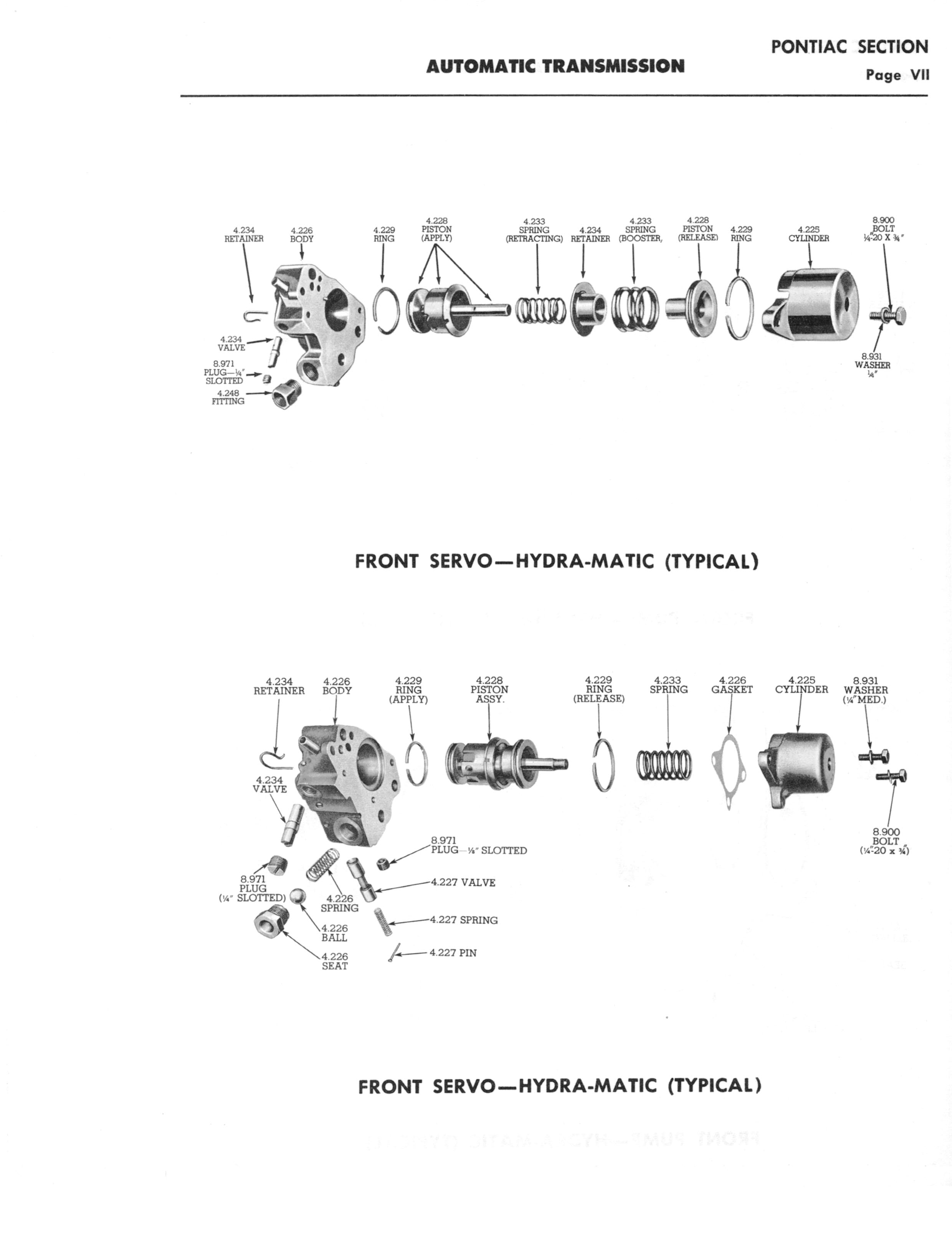 A3010 Automatic Transmission Parts Catalog HydraMatic, PowerGlide